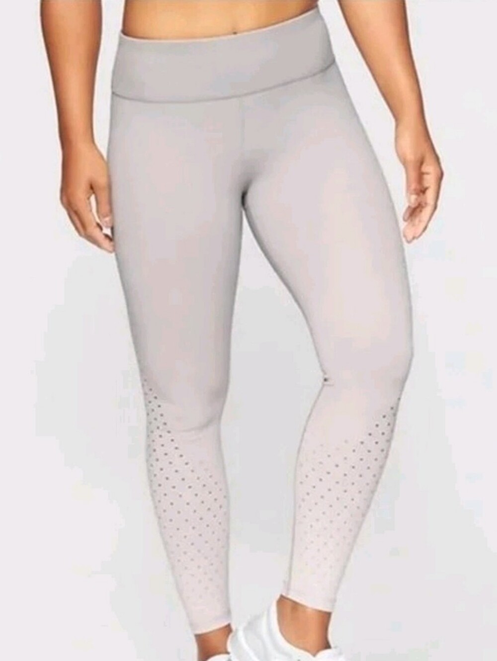 Athleta Womens Ombre Pebble Gray Contender Aero 7/8 Tight Leggings Small Tall